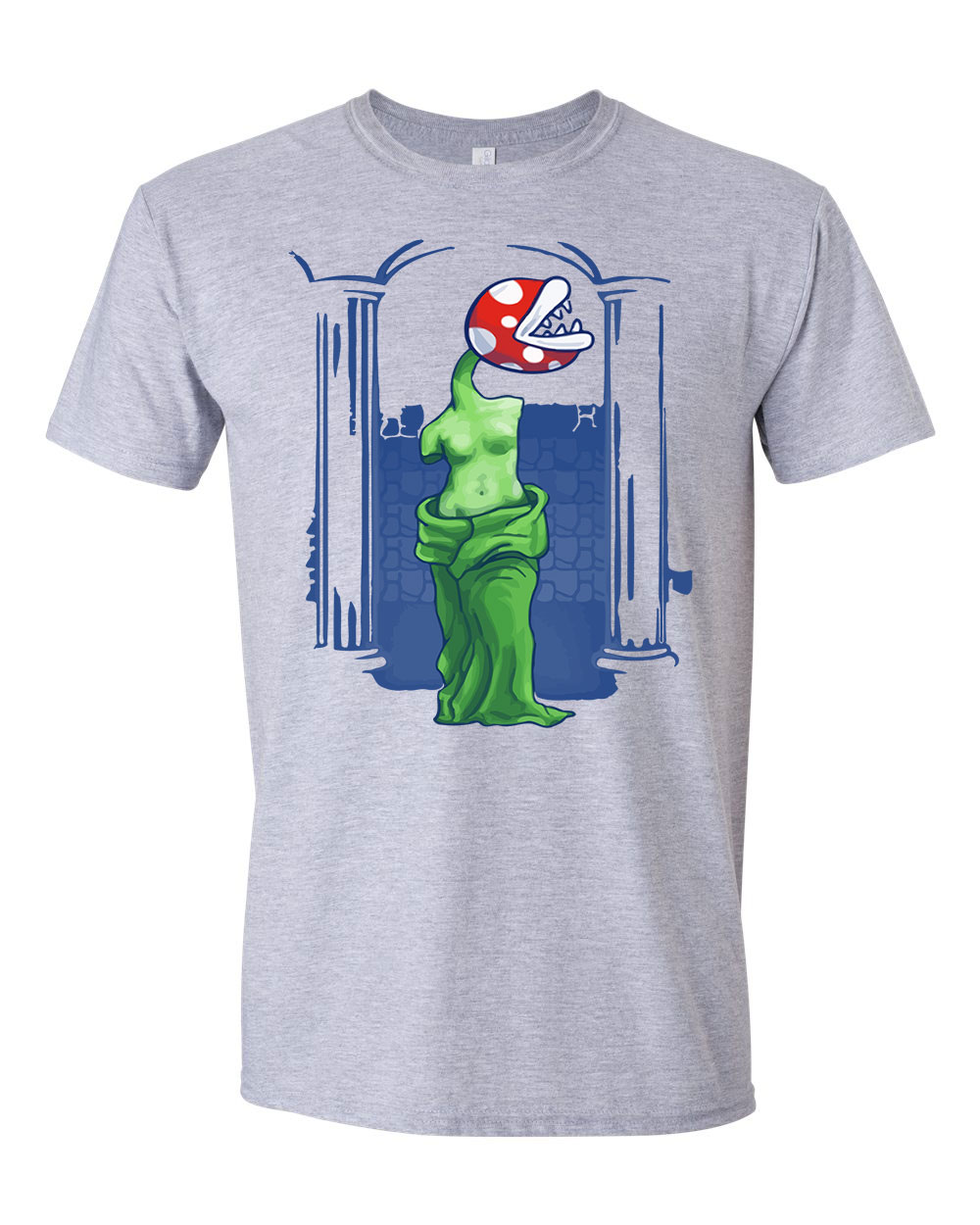 super mario Sportszürke Férfi Póló