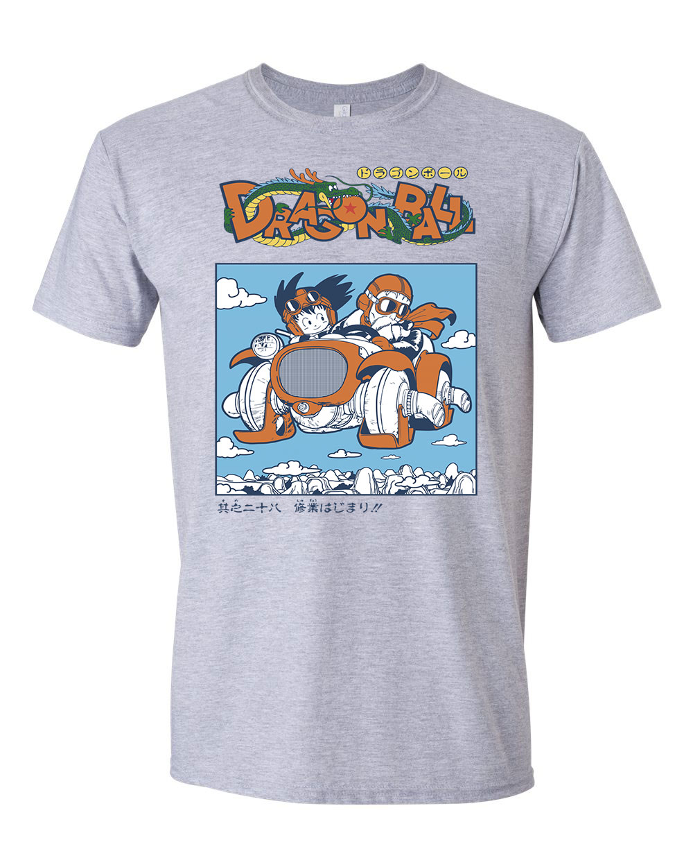 dragon ball Sportszürke Férfi Póló