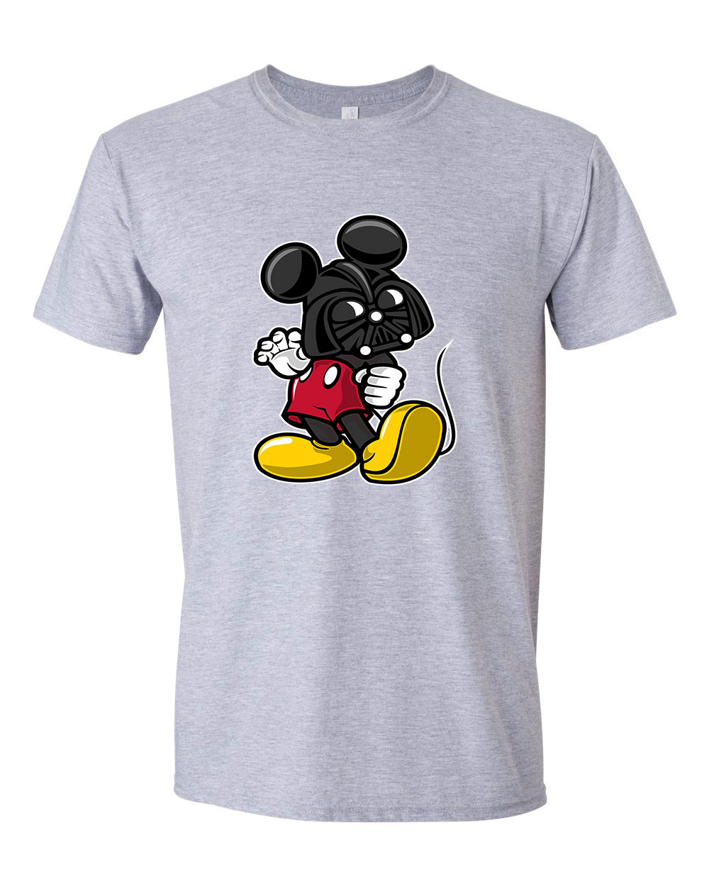 mickey egért darth Sportszürke Férfi Póló