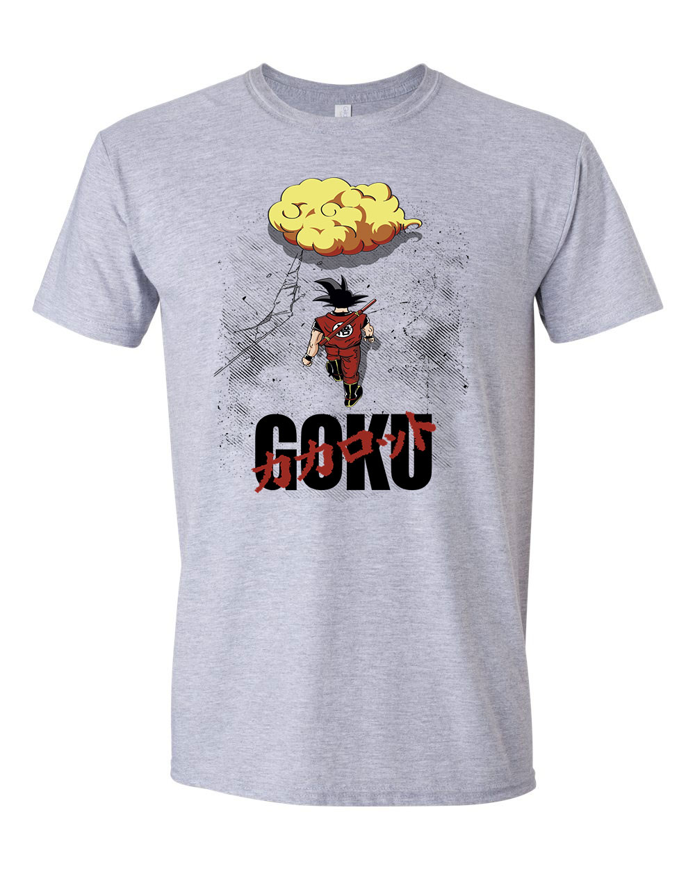 dragon ball son goku Sportszürke Férfi Póló
