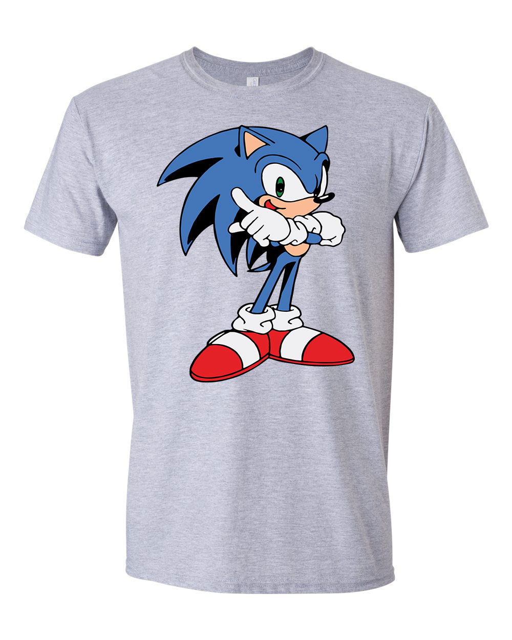 sonic Sportszürke Férfi Póló