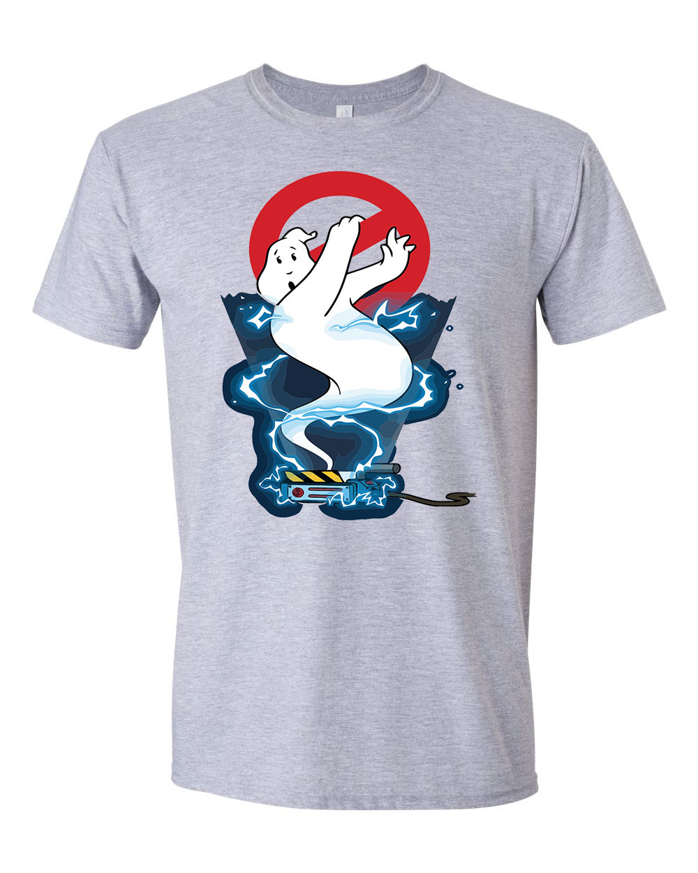 ghost busters Sportszürke Férfi Póló