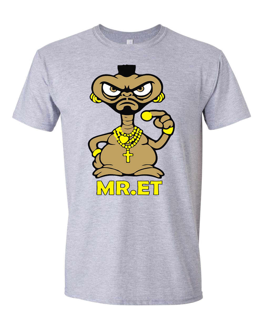 mr. ET mr T Sportszürke Férfi Póló