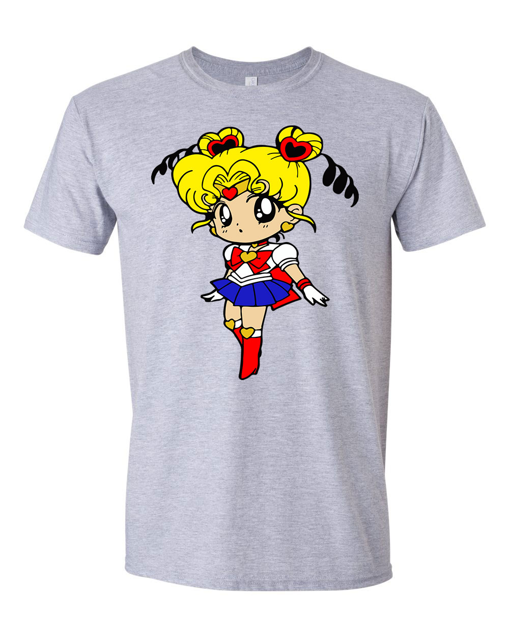 sailor moon Sportszürke Férfi Póló