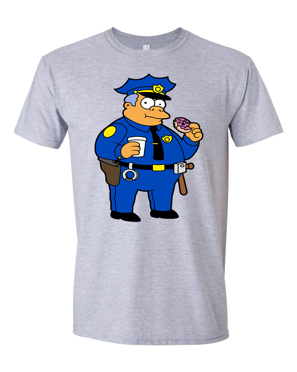 simpson család wiggum rendőr Sportszürke Férfi Póló