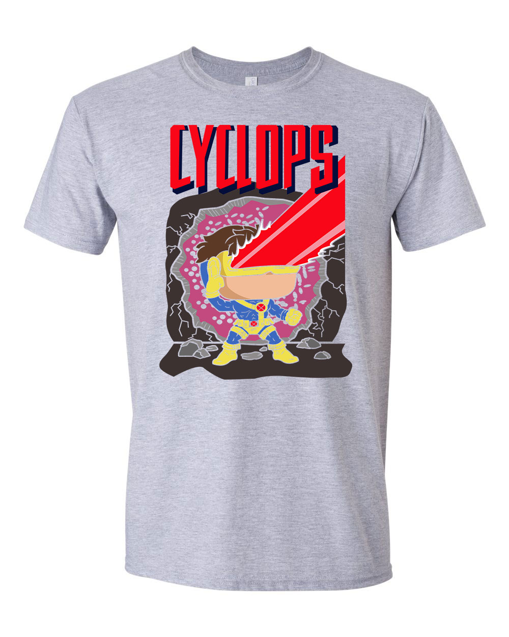 x-men cyclops Sportszürke Férfi Póló