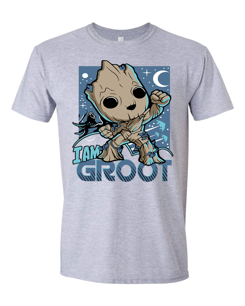 i am groot Sportszürke Férfi Póló