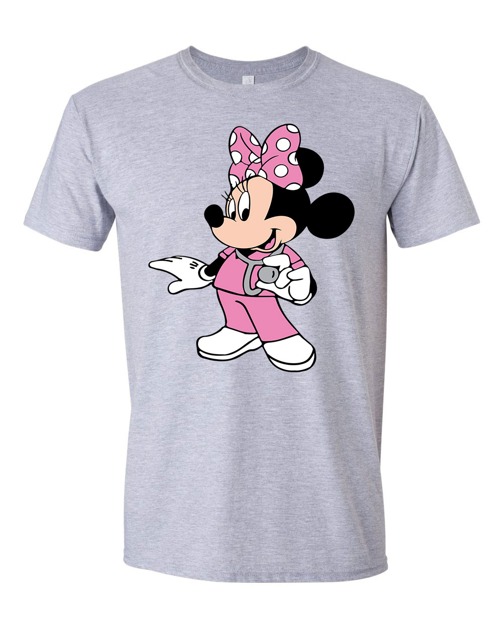minnie egér ápoló nővér Sportszürke Férfi Póló