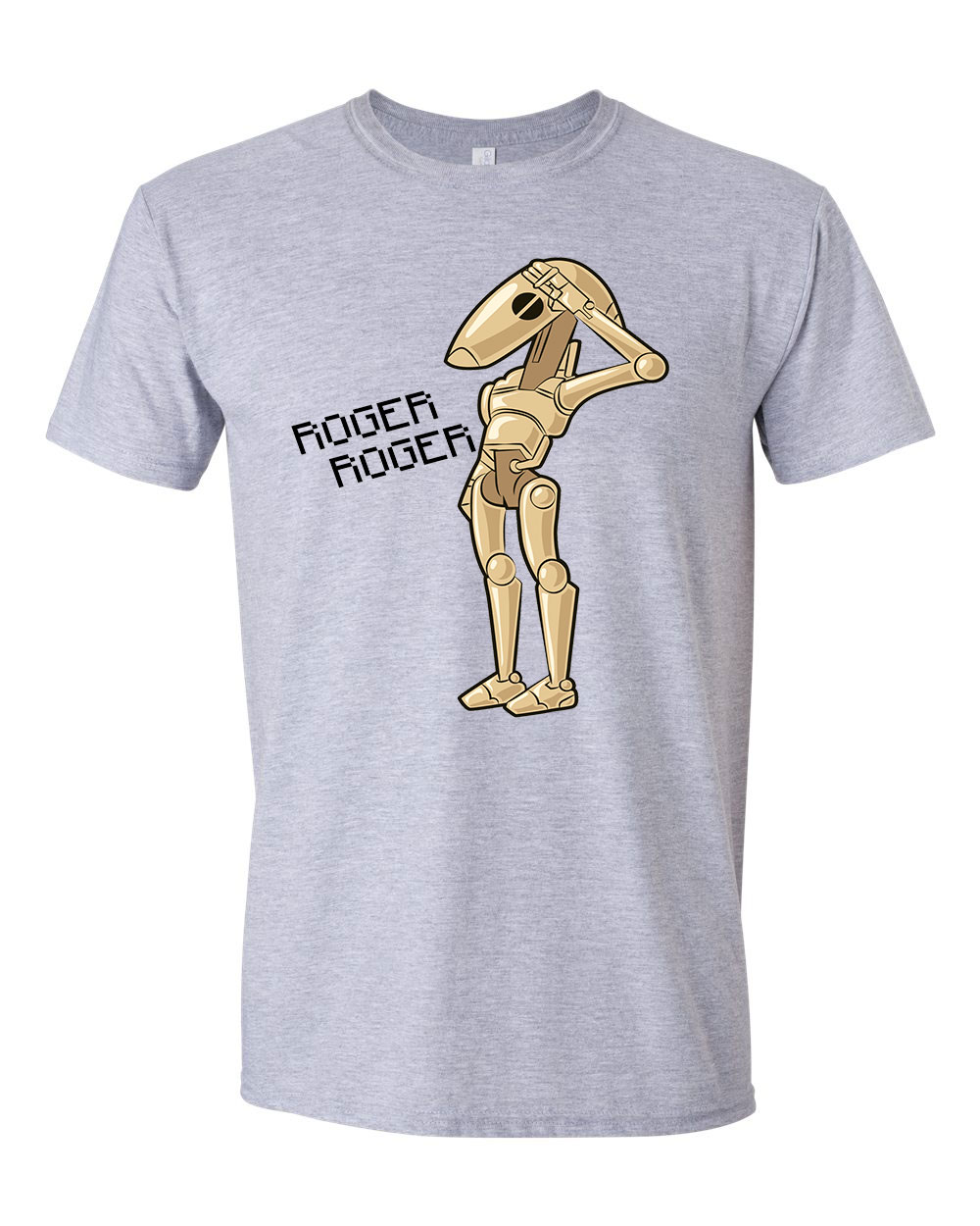 star wars roger droid Sportszürke Férfi Póló