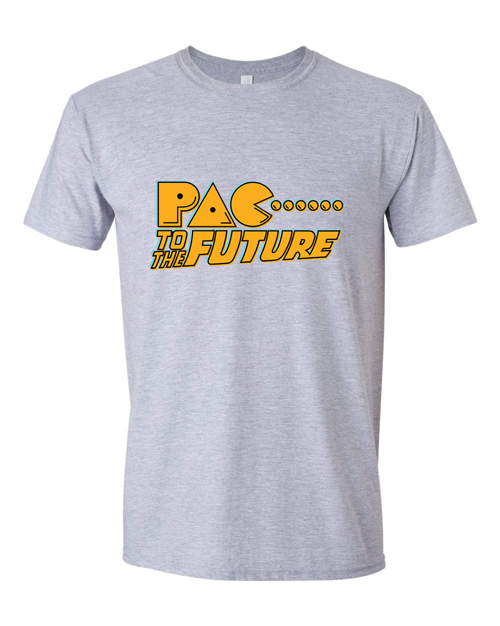 Pac Man Future Sportszürke Férfi Póló