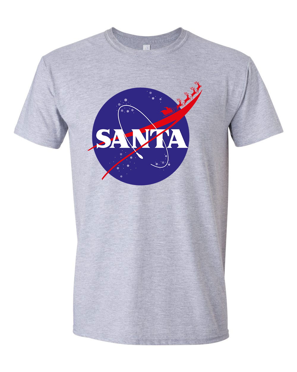 Santa Mikulás Karácsony nasa Sportszürke Férfi Póló