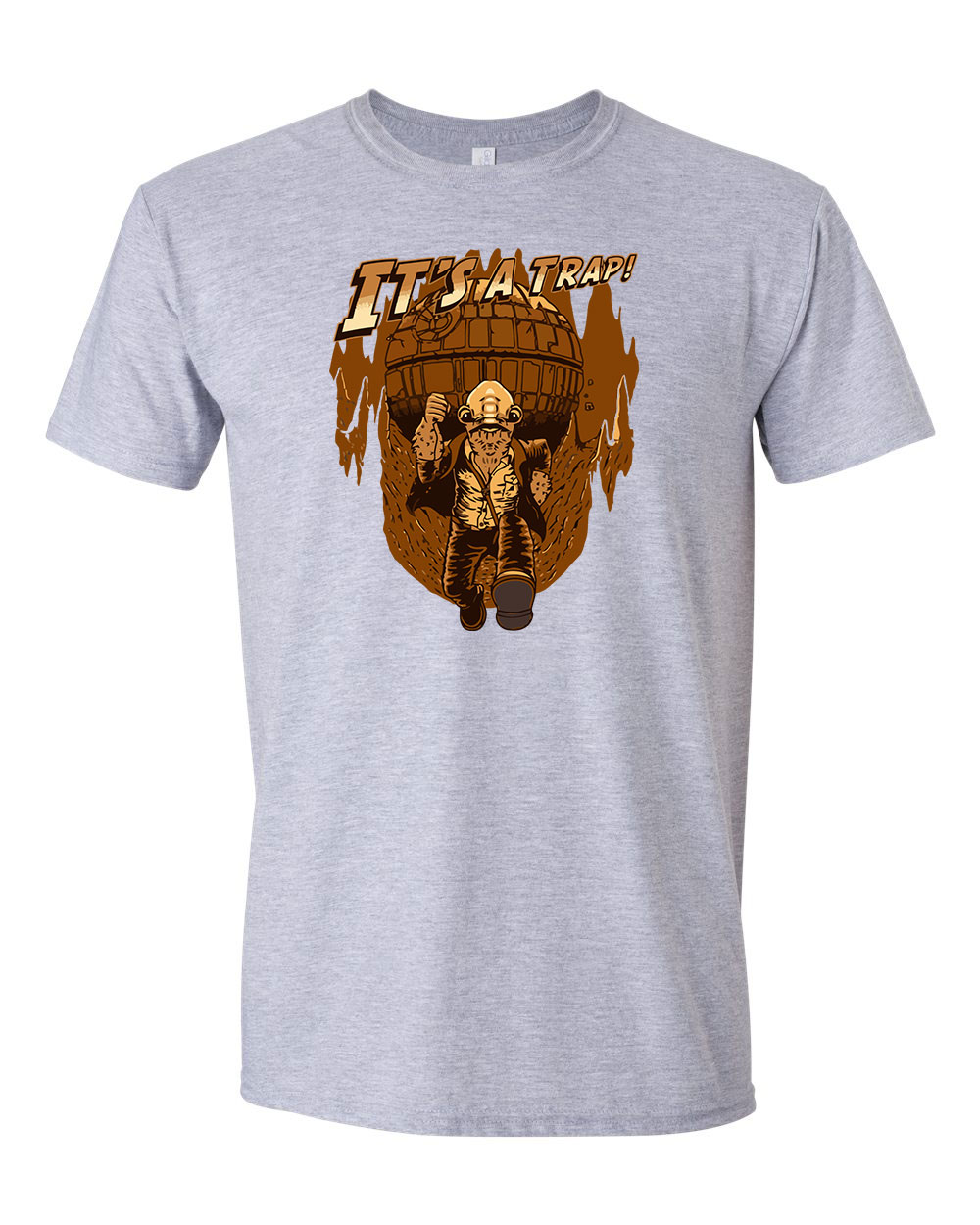 Star Wars Akbar admirális indiana jones humor Sportszürke Férfi Póló