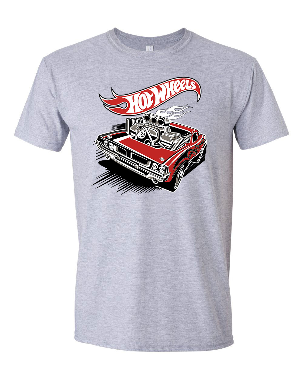 Hot Wheels Sportszürke Férfi Póló