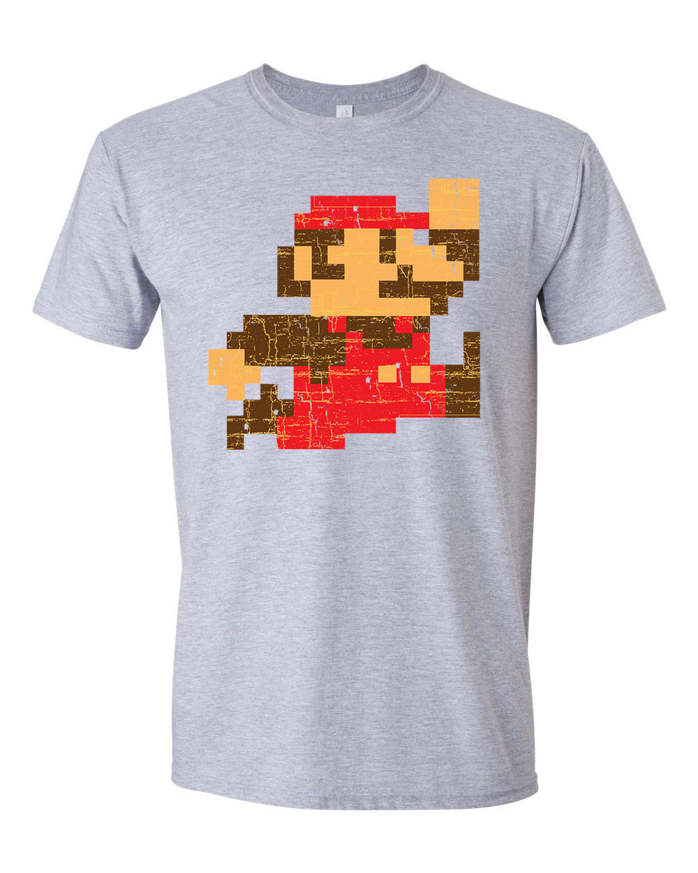 super mario Sportszürke Férfi Póló