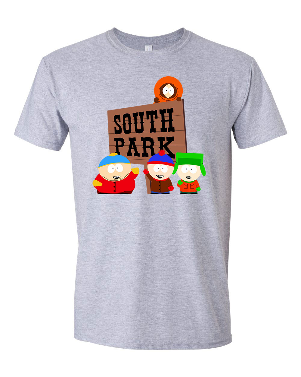 south park cartman kyle kenny stan Sportszürke Férfi Póló