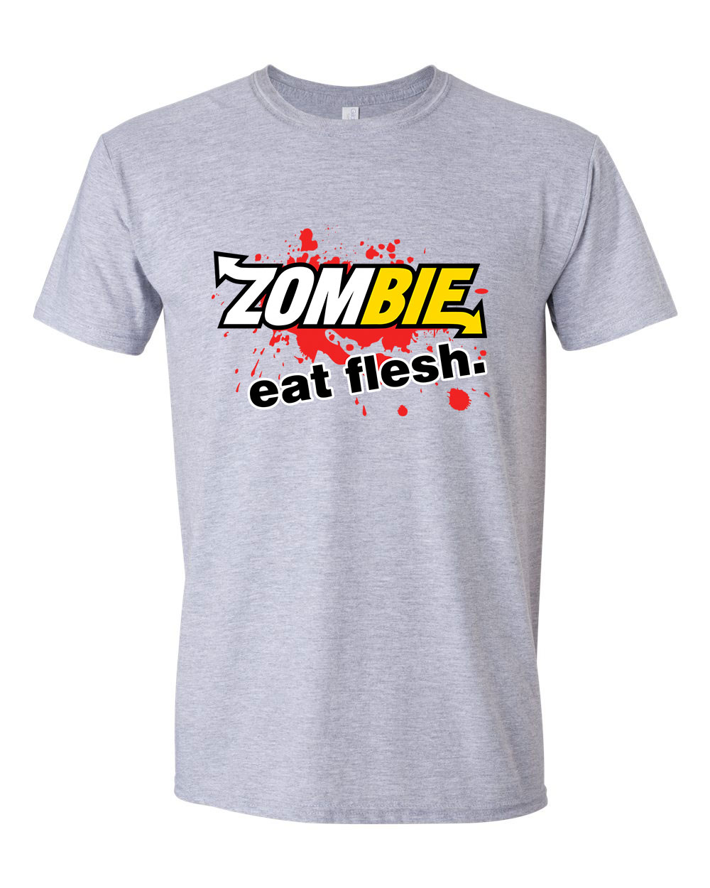 zombi zombis subway humor Sportszürke Férfi Póló