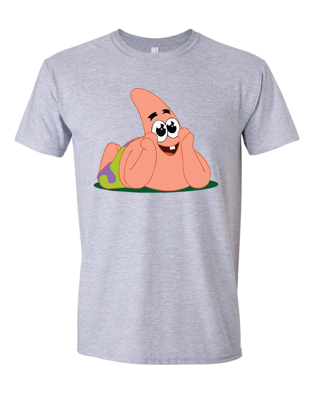 csillag patrik spongya bob Sportszürke Férfi Póló