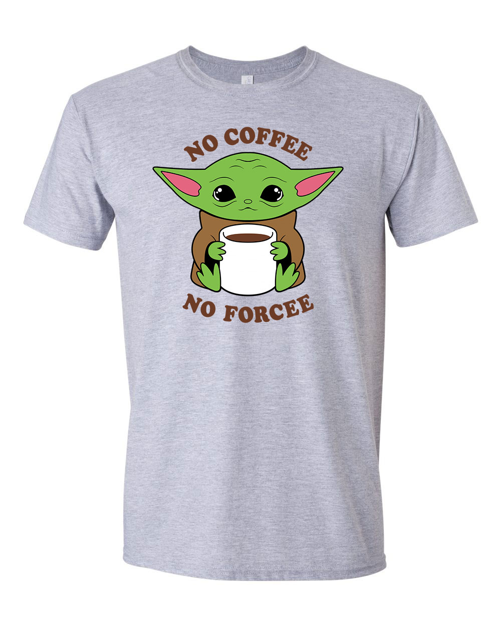 baba yoda baby yoda mandalorian Sportszürke Férfi Póló