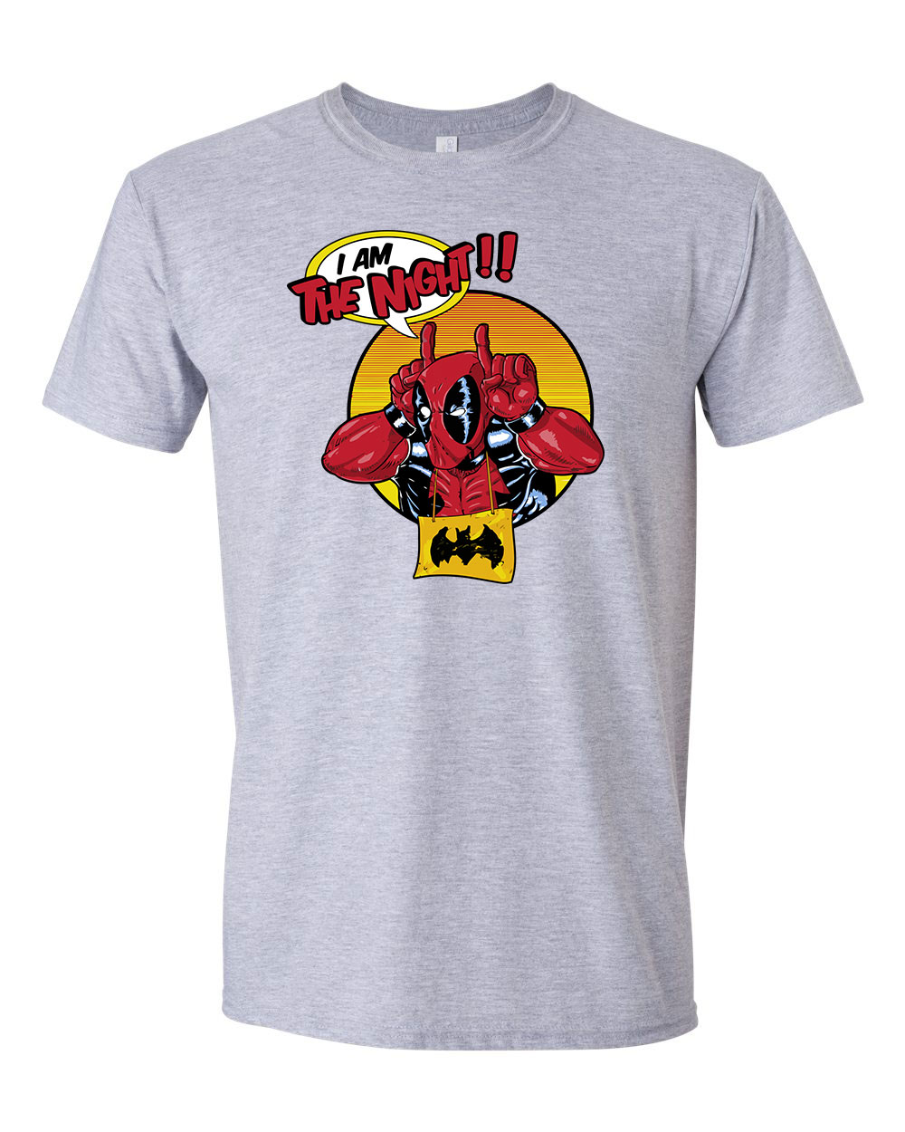 deadpool batman Sportszürke Férfi Póló