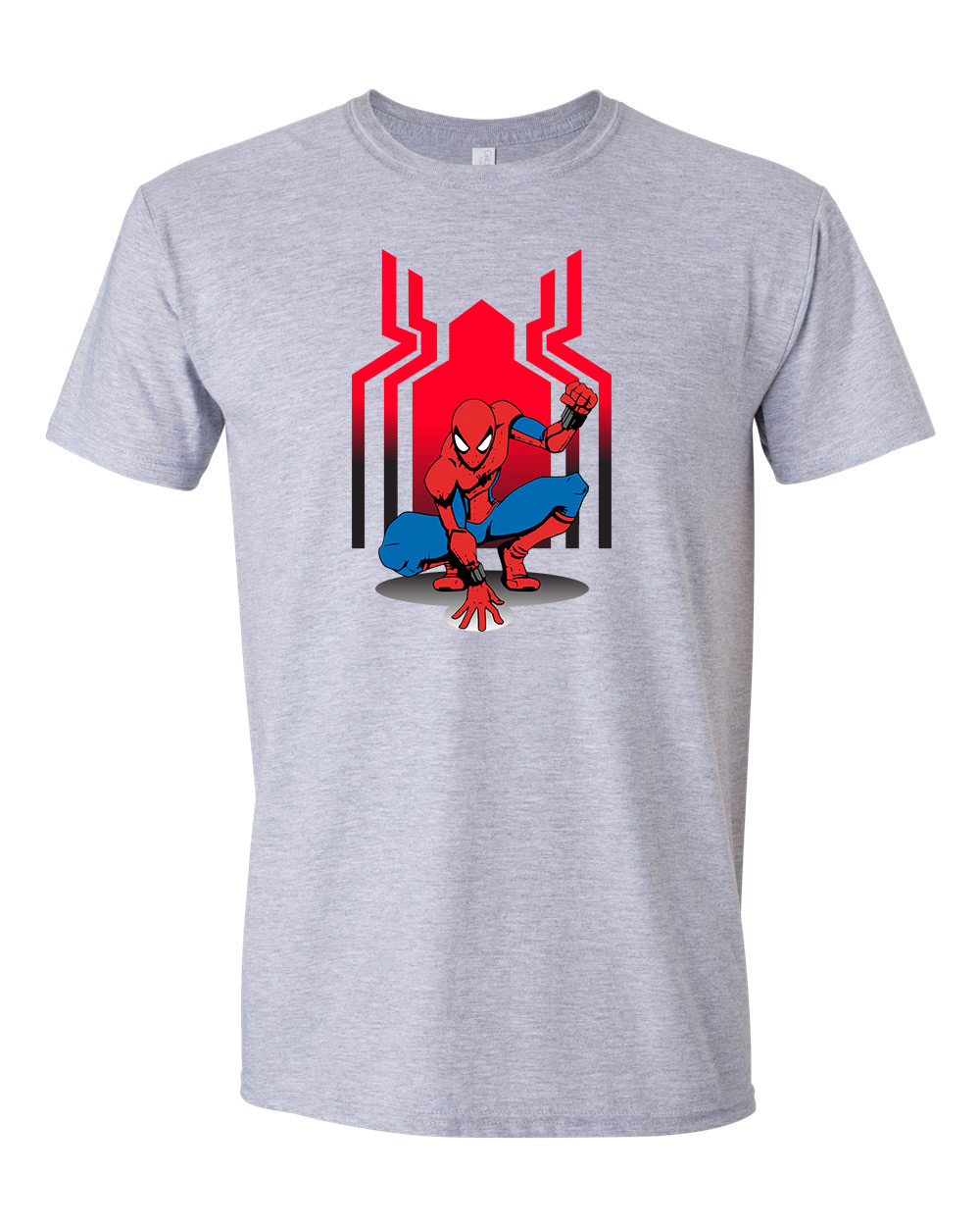 spider man pókember avengers Sportszürke Férfi Póló