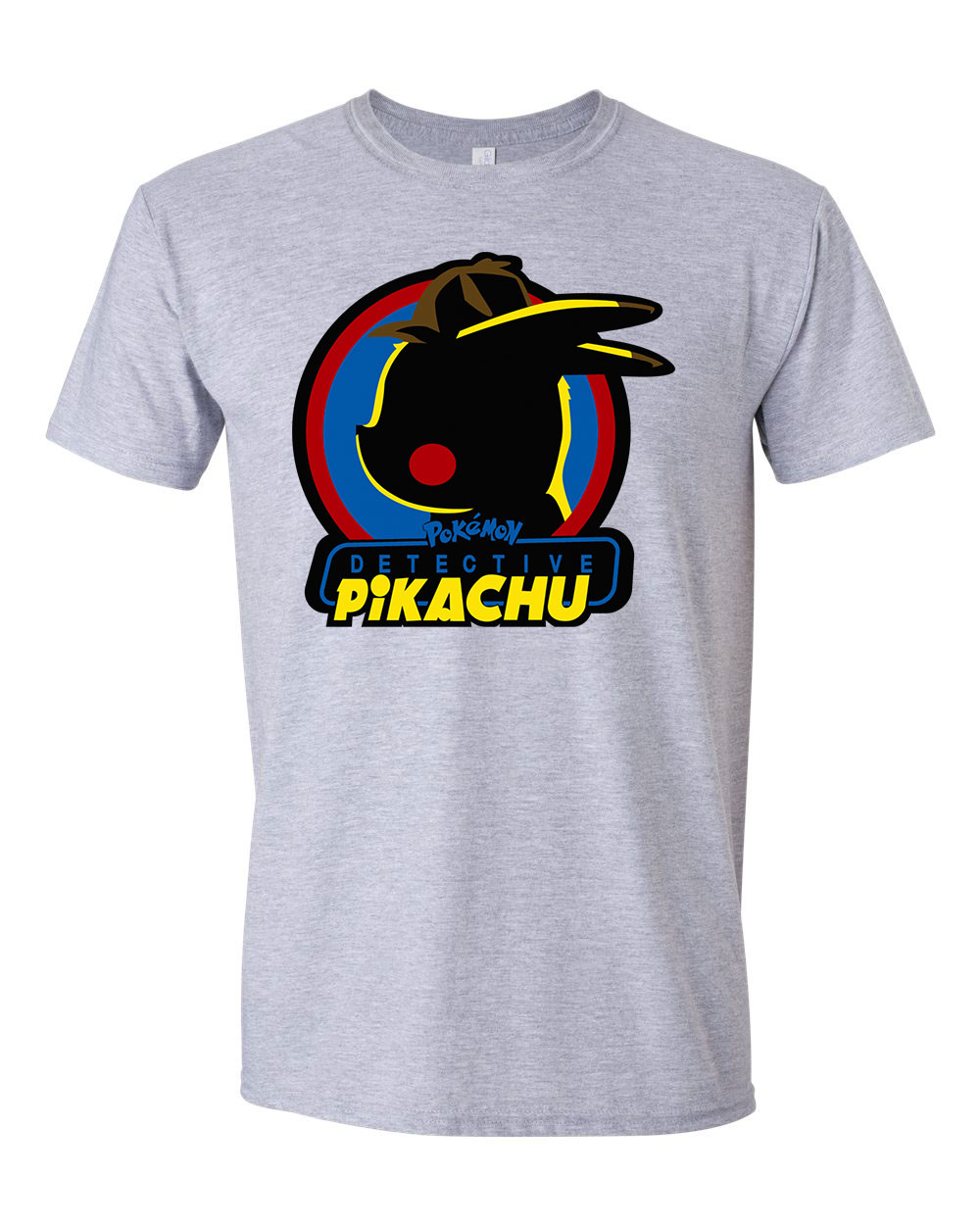 pokemon pikachu Sportszürke Férfi Póló