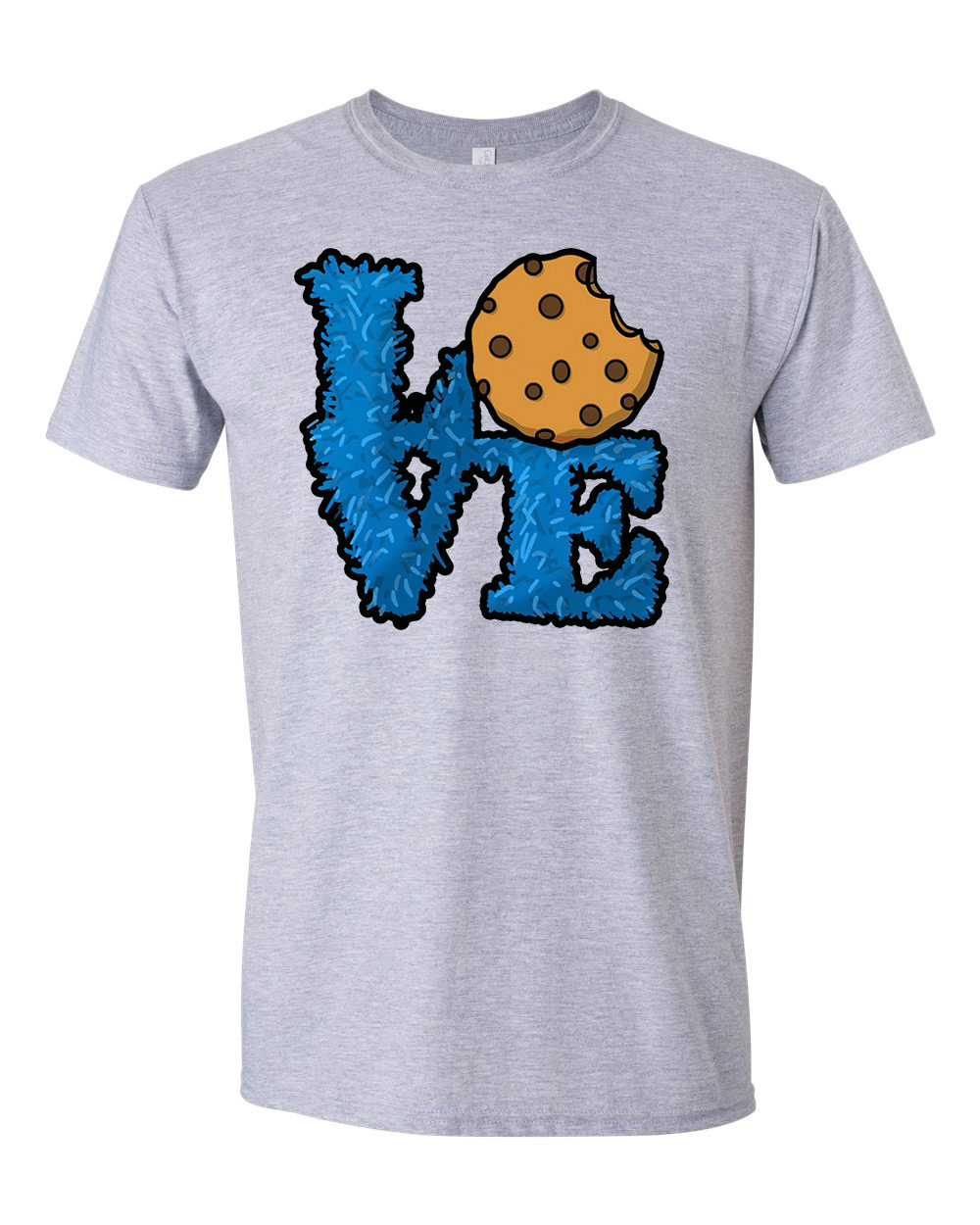 sütiszörny cookie love Sportszürke Férfi Póló
