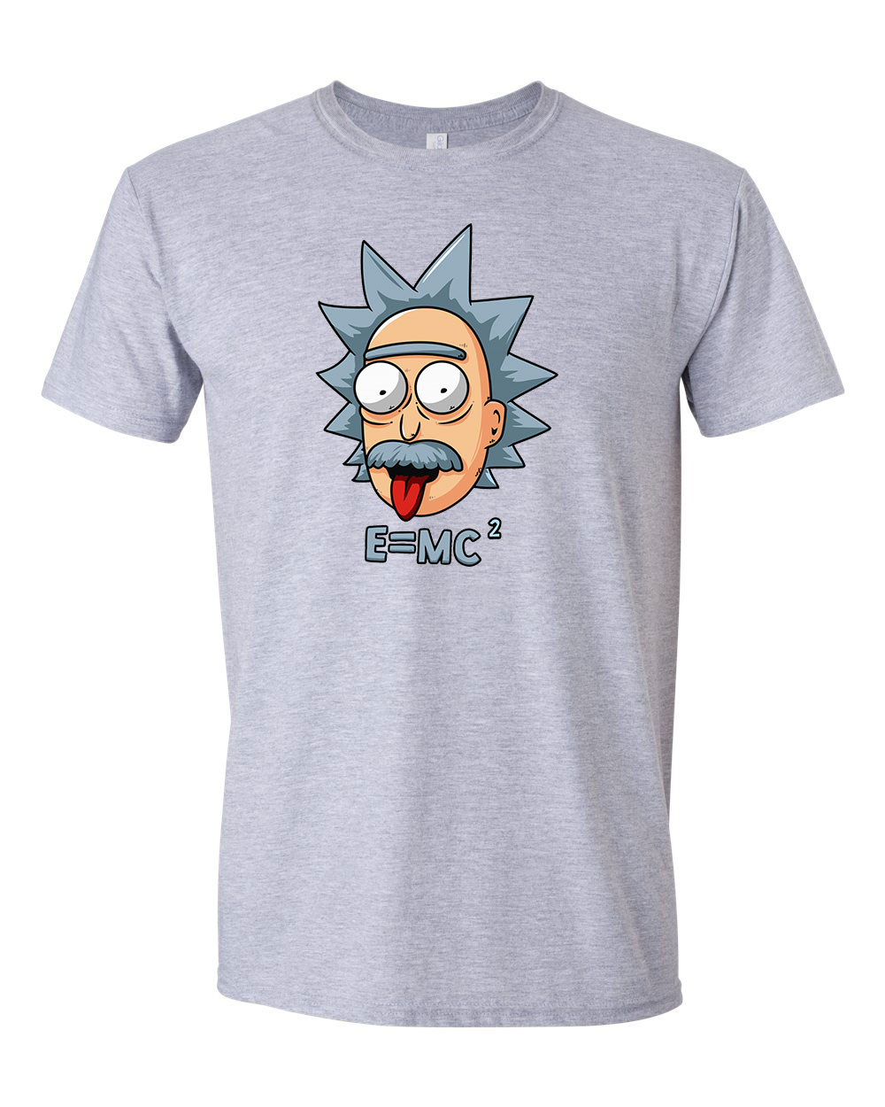 rick és morty Sportszürke Férfi Póló