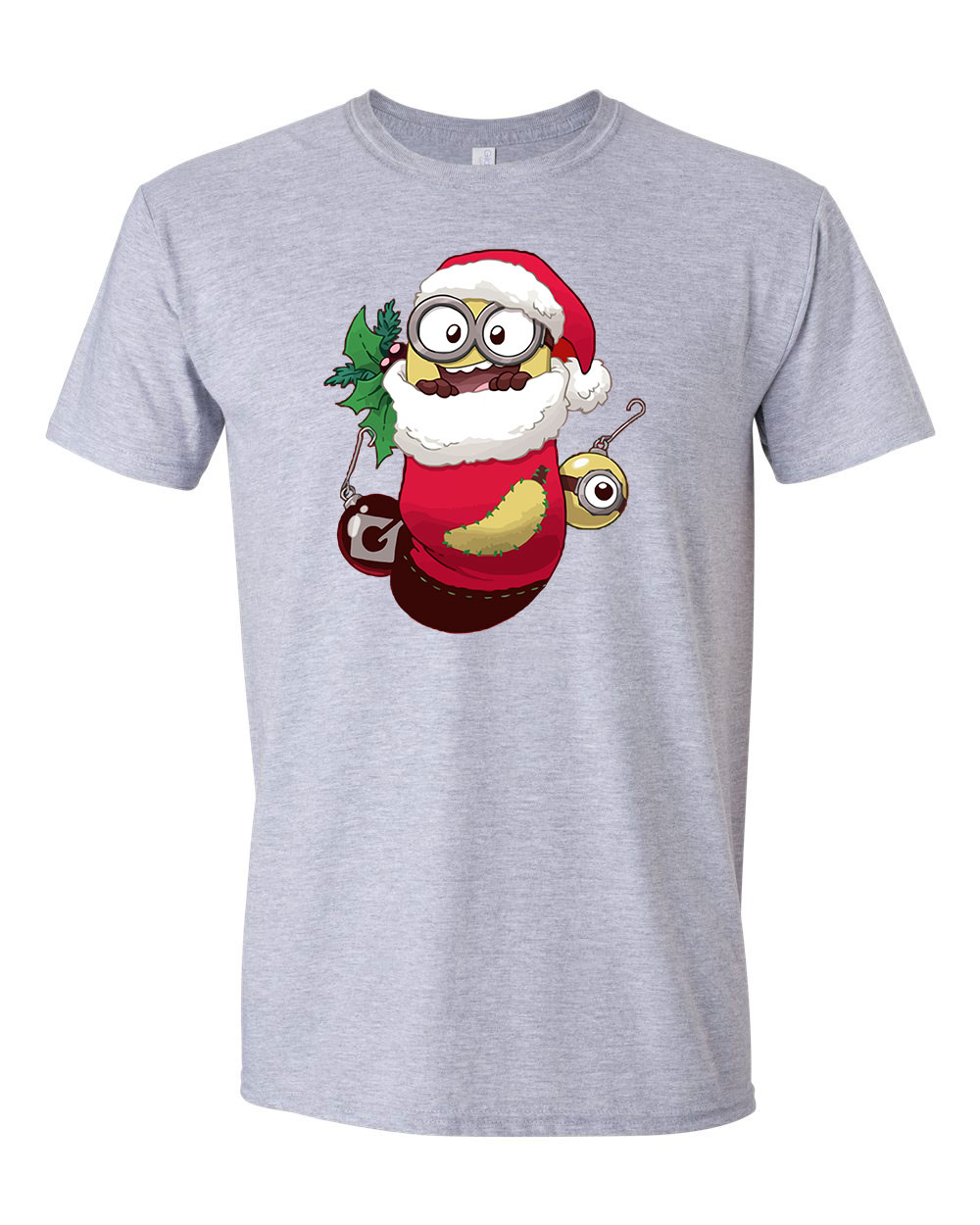 minions minyonok Sportszürke Férfi Póló