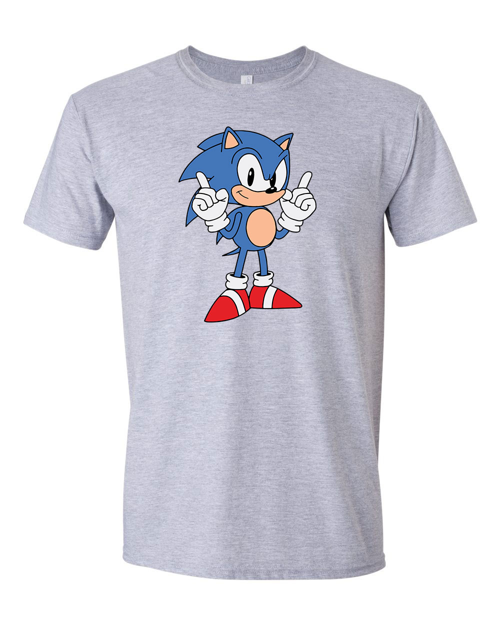sonic Sportszürke Férfi Póló