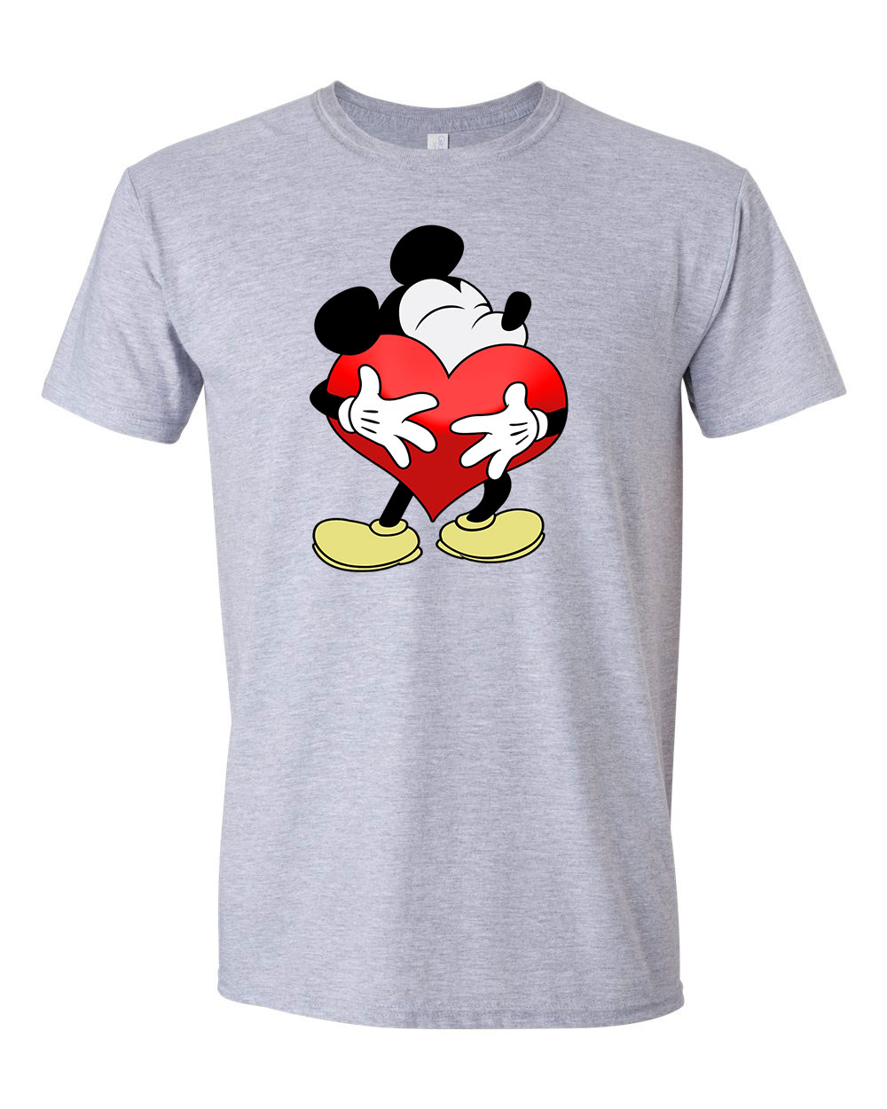 Mickey Egér Love Sportszürke Férfi Póló