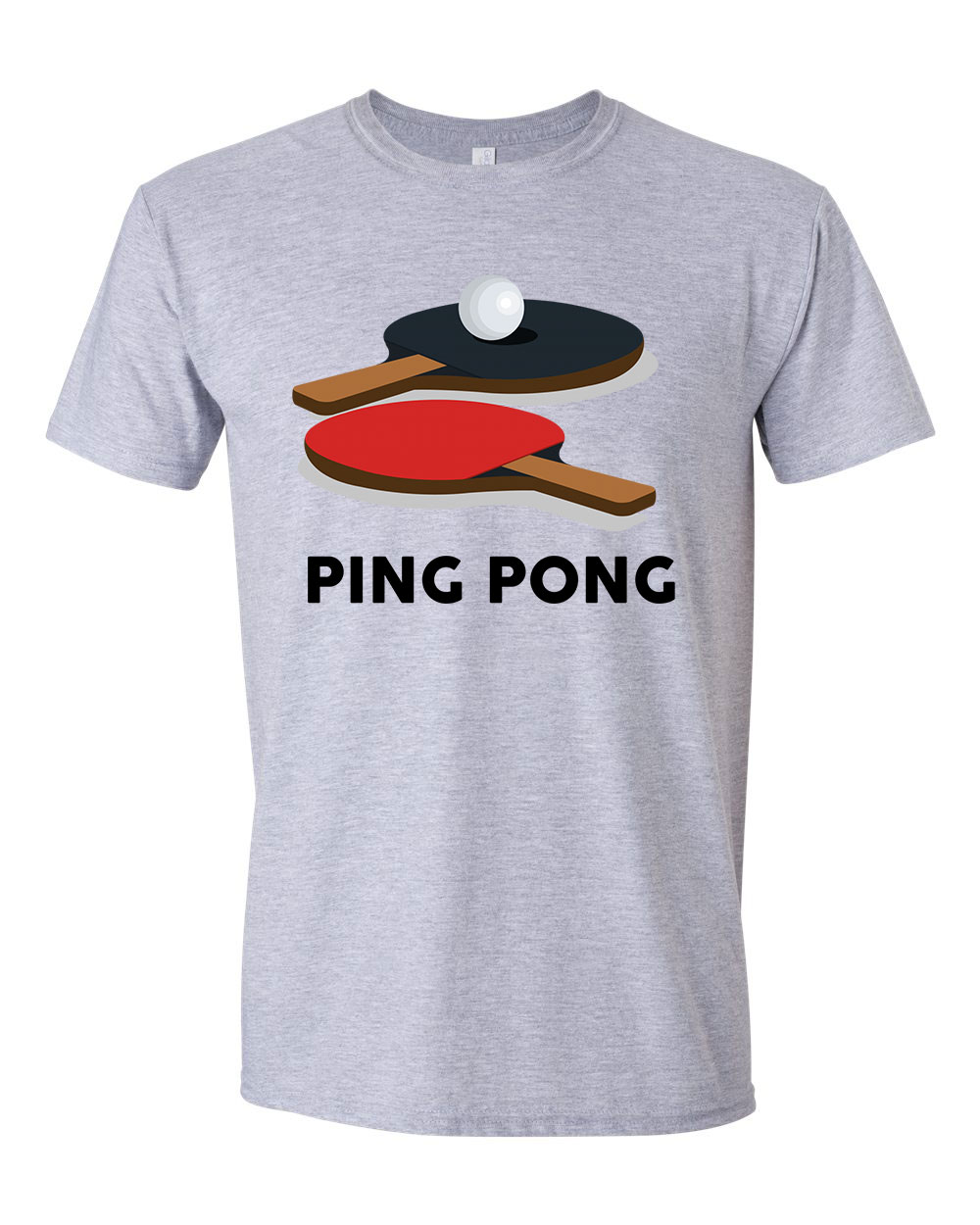 ping pong Sportszürke Férfi Póló