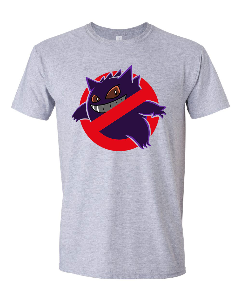 Gengar pokemon Sportszürke Férfi Póló