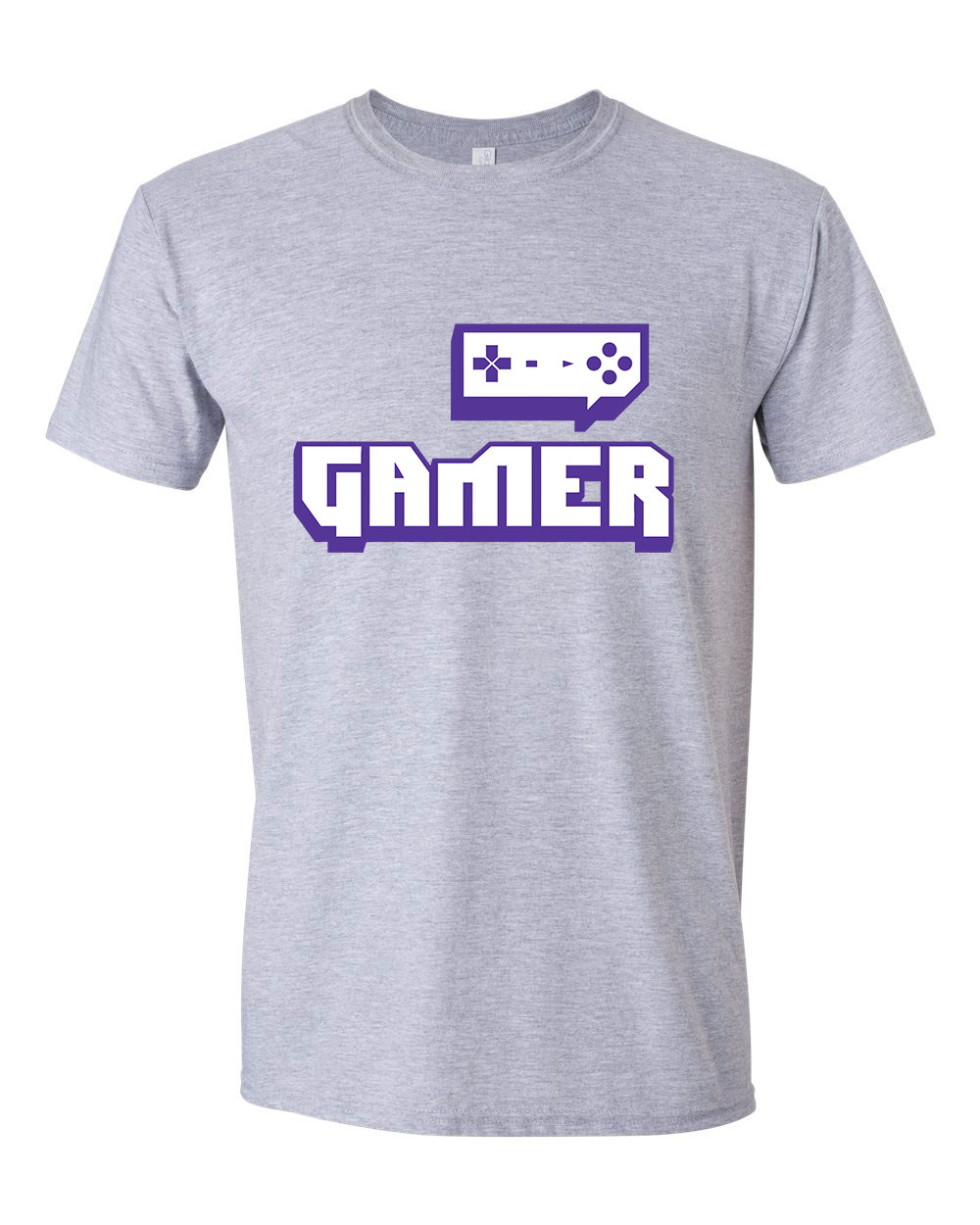 twitch gamer Sportszürke Férfi Póló