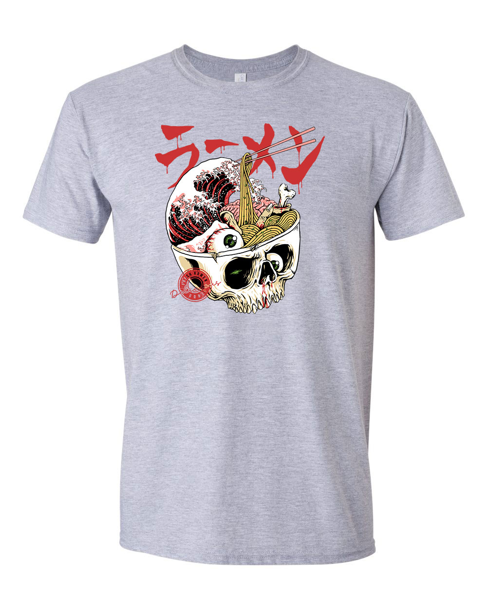 koponya ramen Sportszürke Férfi Póló