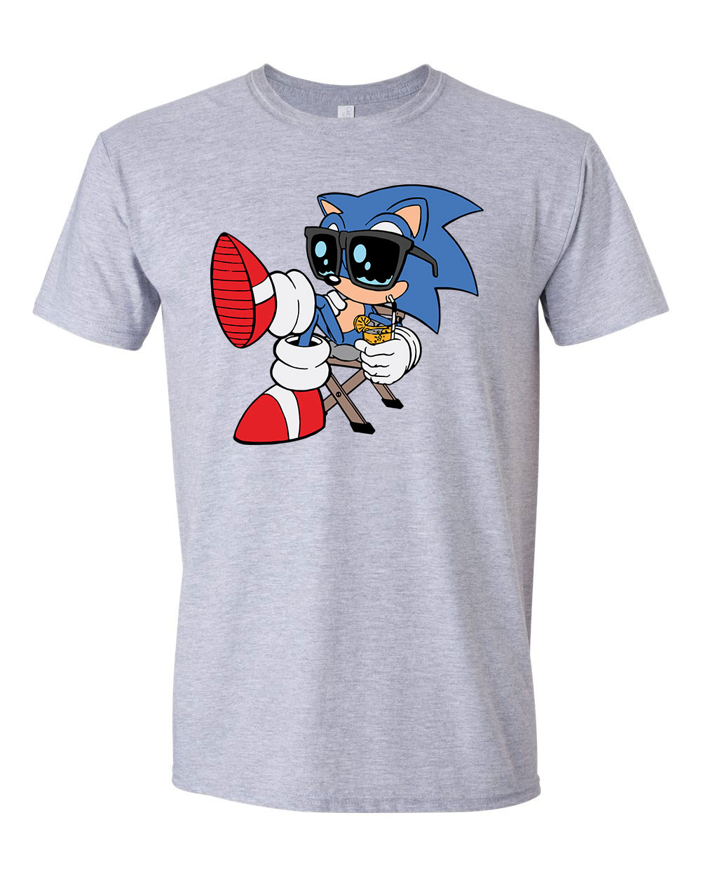 sonic Sportszürke Férfi Póló