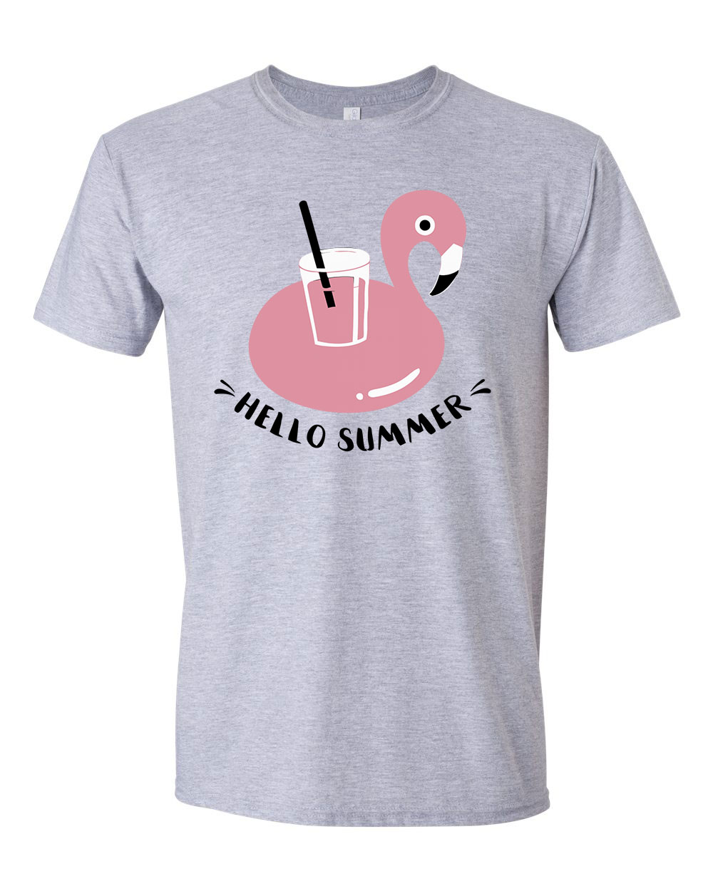 nyár nyaralás summer Sportszürke Férfi Póló