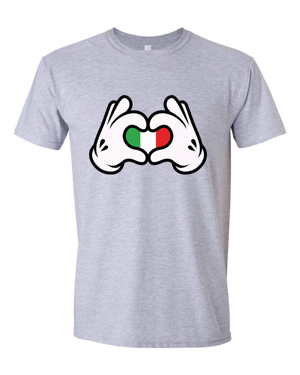 love italy olaszország Sportszürke Férfi Póló