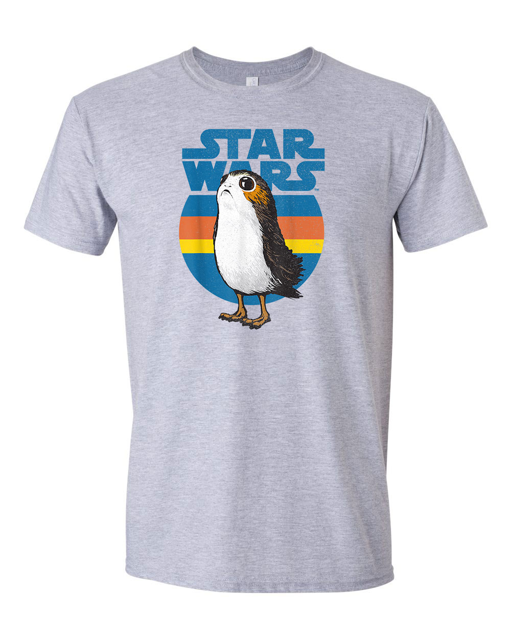 star wars porg Sportszürke Férfi Póló