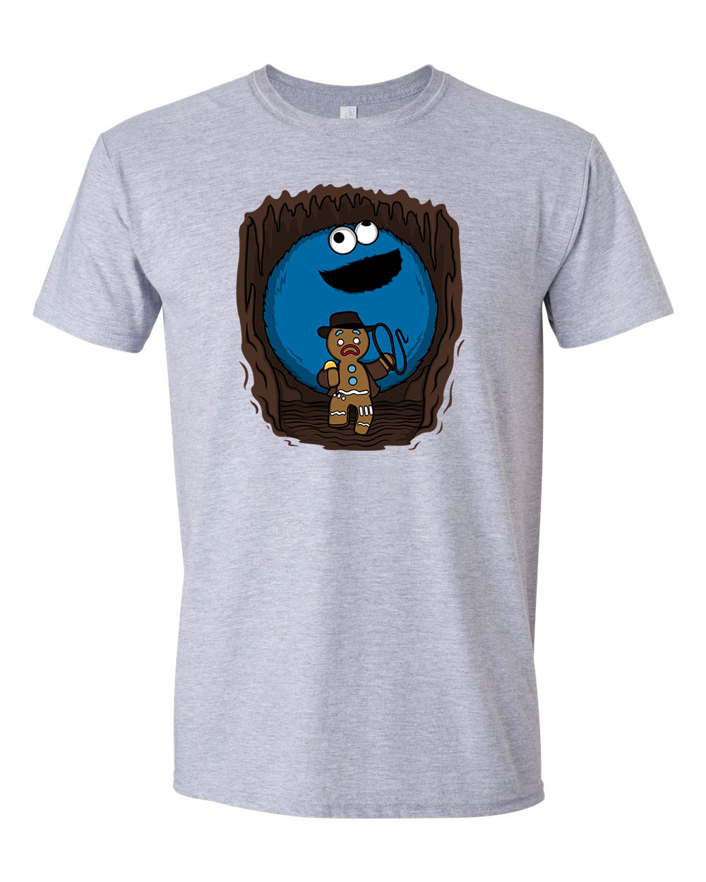 sütiszörny cookie monster Sportszürke Férfi Póló