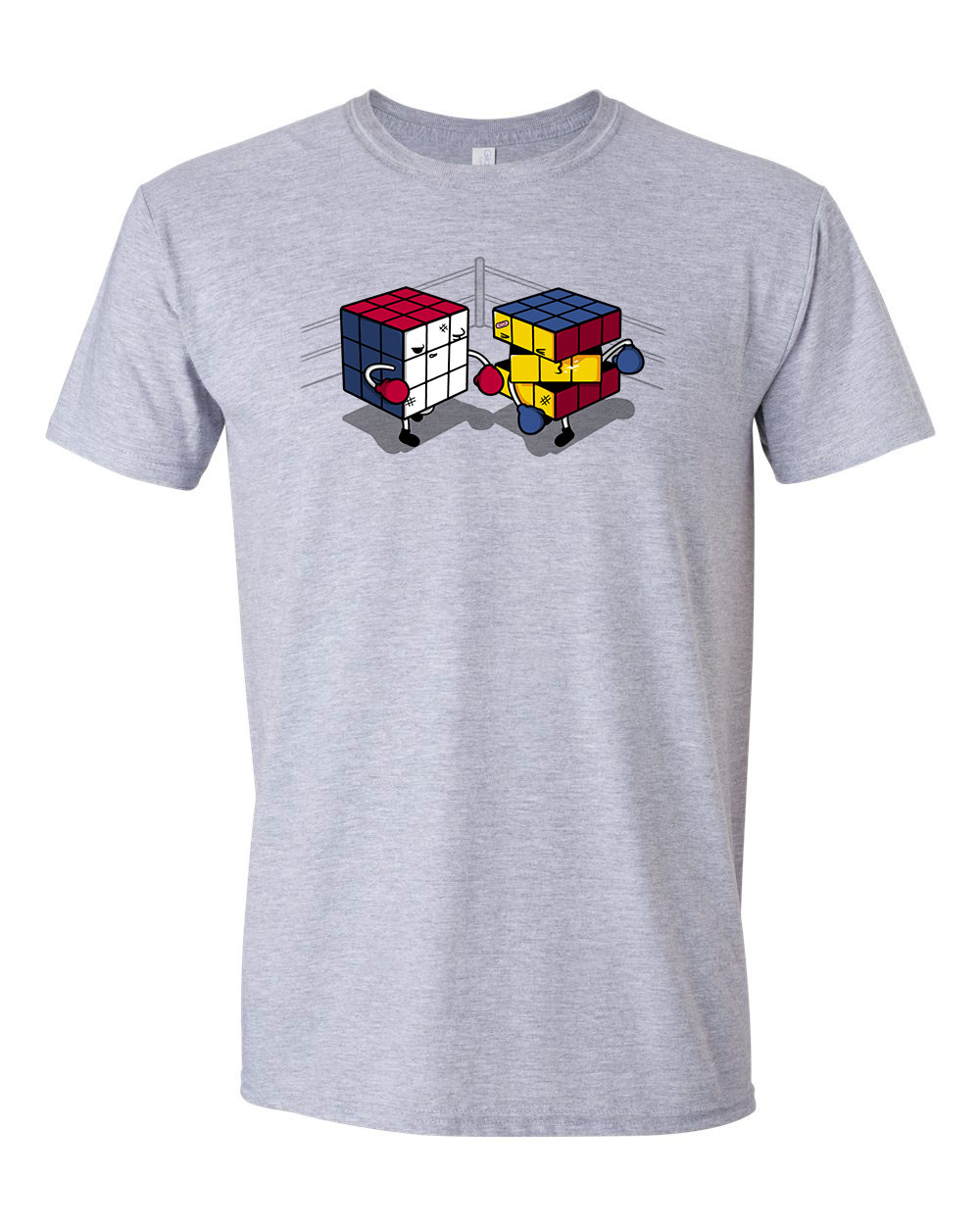 rubik kocka rubics cube Sportszürke Férfi Póló