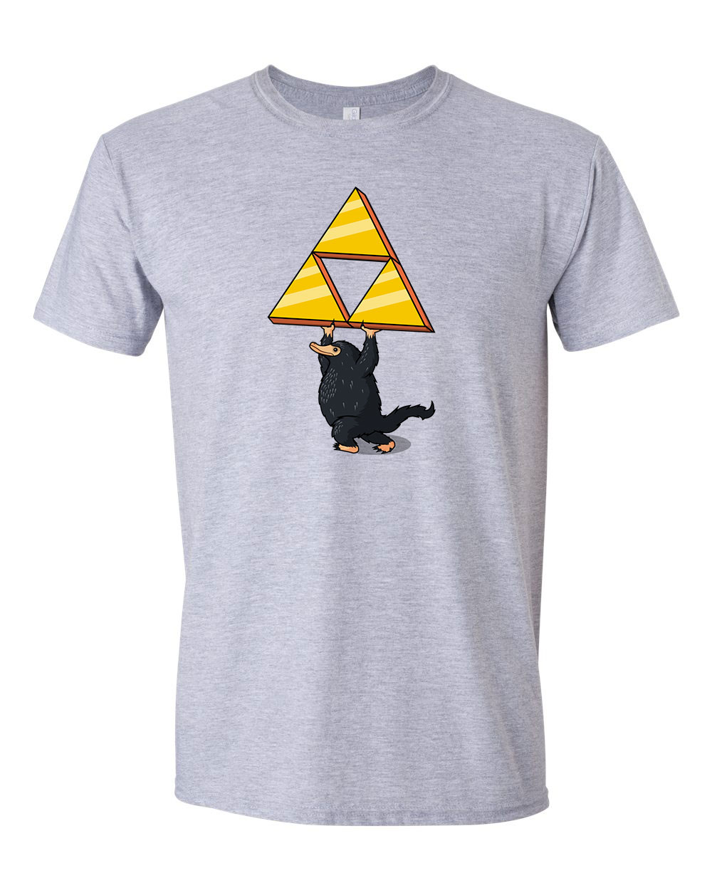 niffler furkász Sportszürke Férfi Póló