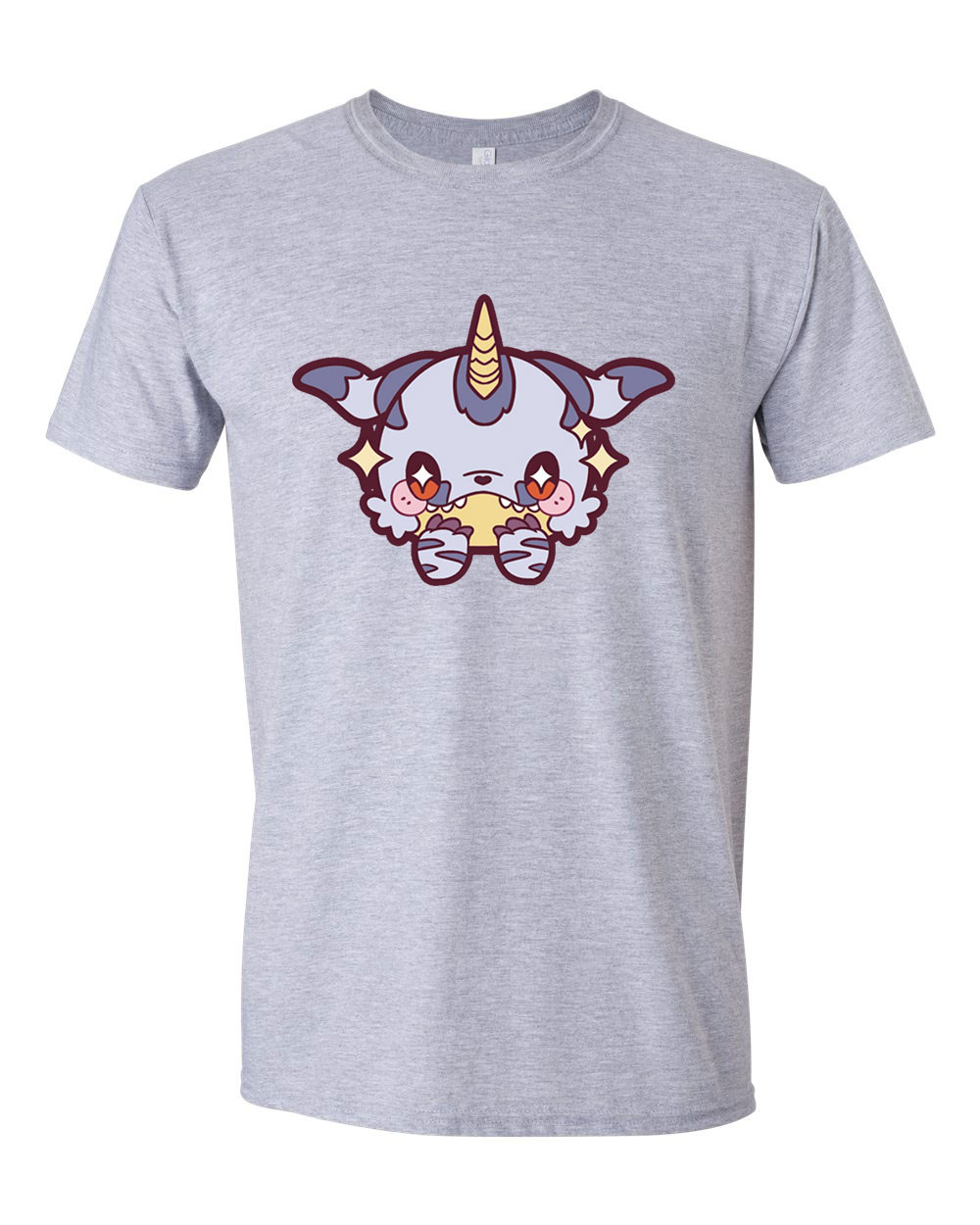 digimon gabumon Sportszürke Férfi Póló