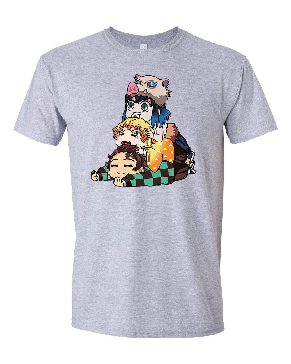 demon slayer Sportszürke Férfi Póló