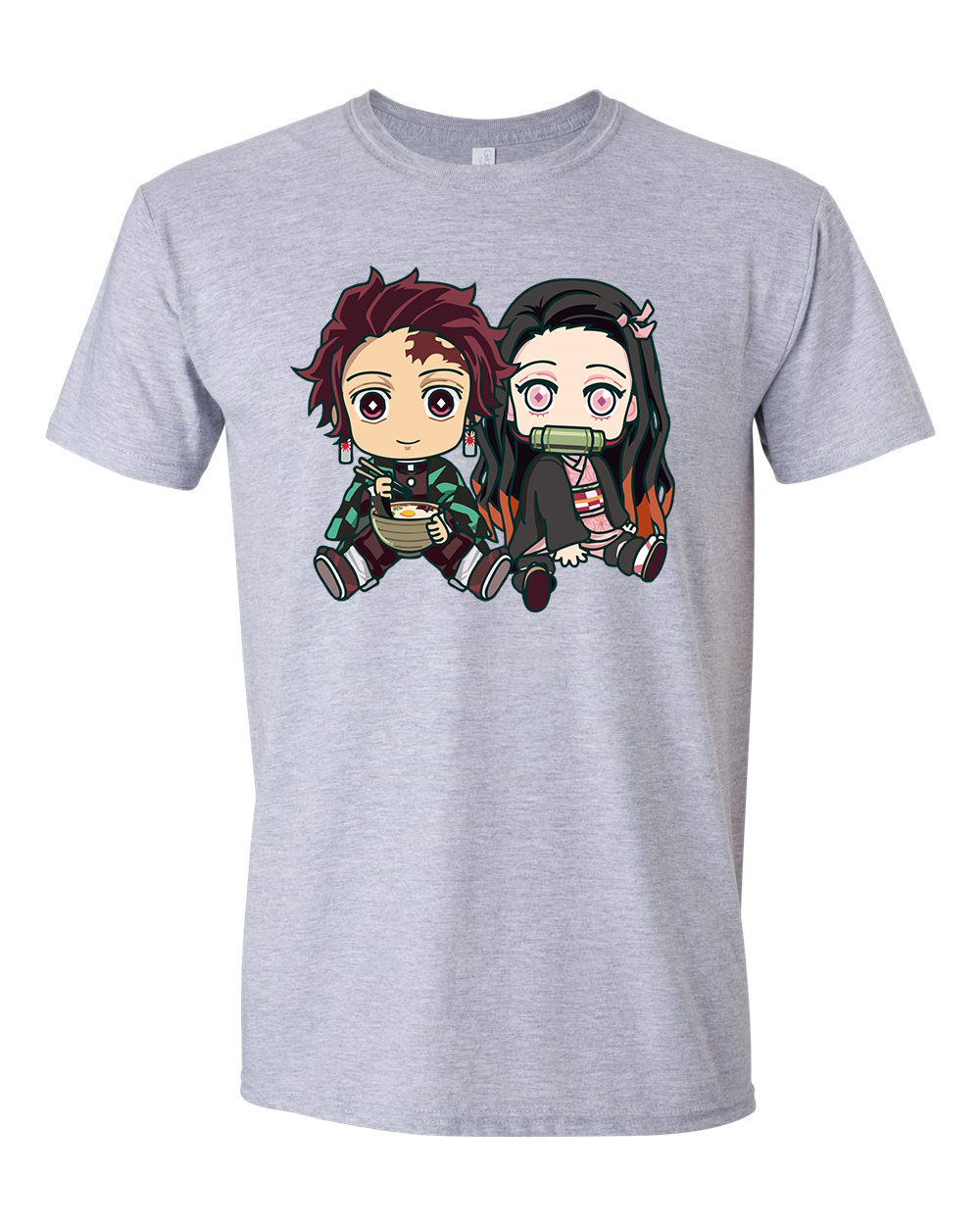 nezuko tanjiro demon slayer Sportszürke Férfi Póló