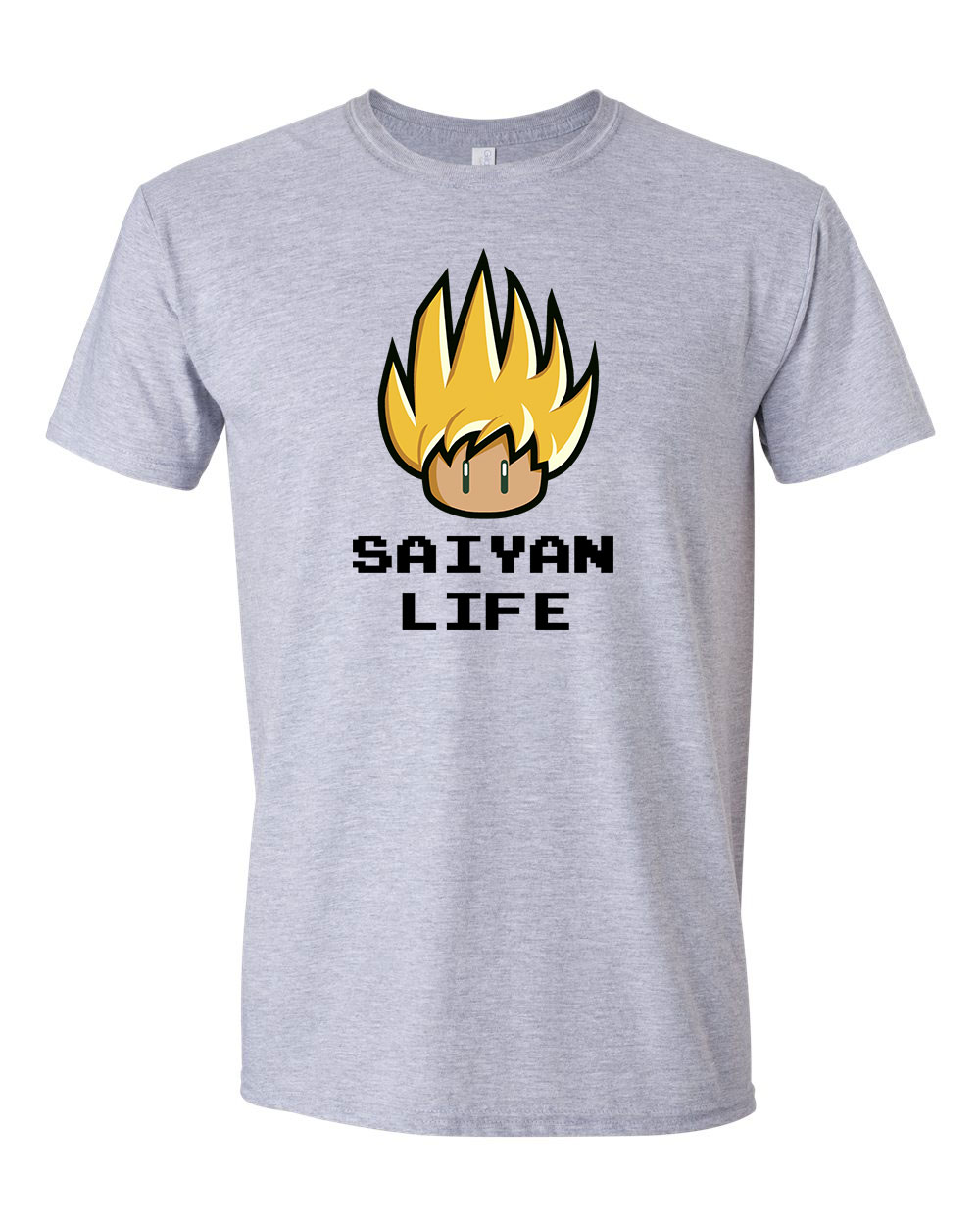 dragon ball saiyan life Sportszürke Férfi Póló
