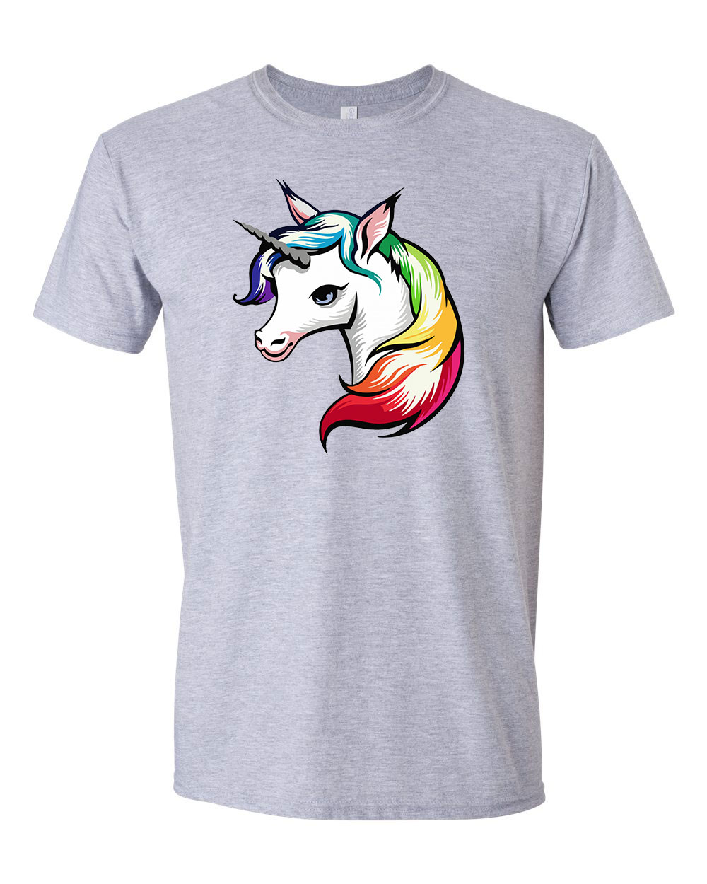 unikornis unicorn Sportszürke Férfi Póló