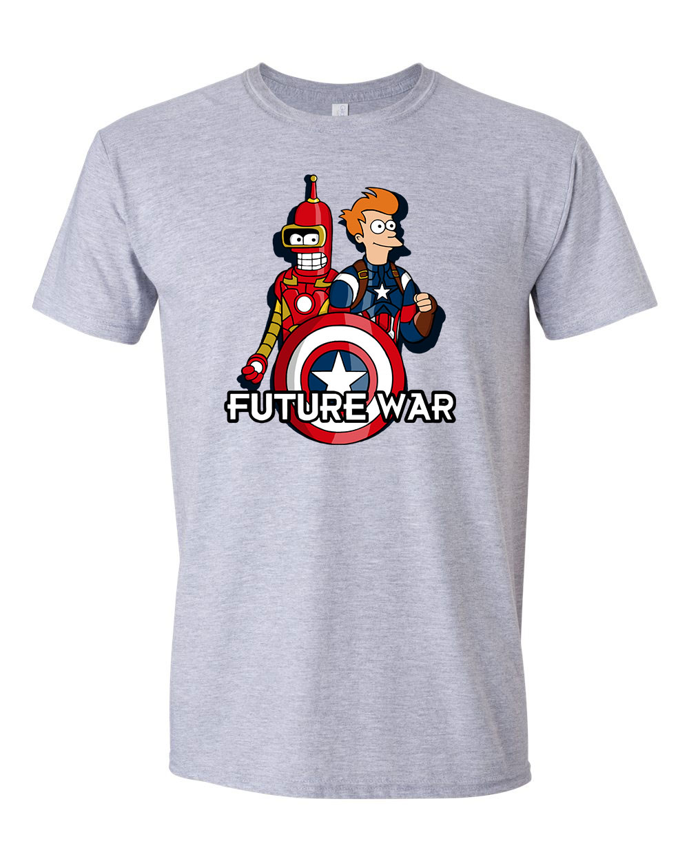 futurama Sportszürke Férfi Póló