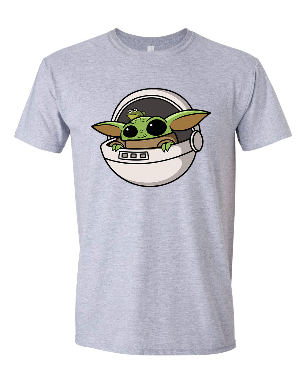 baba yoda baby yoda grogu Sportszürke Férfi Póló