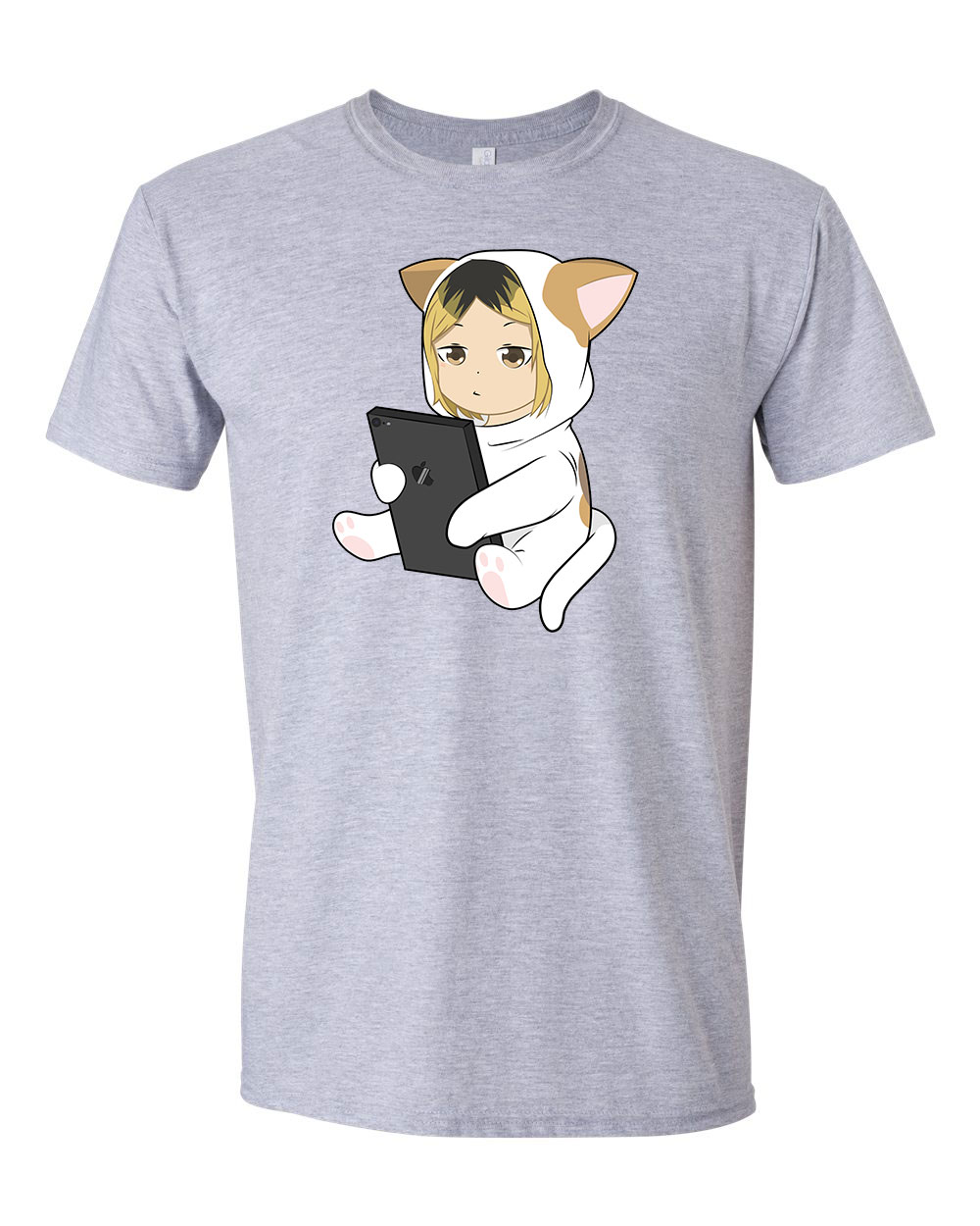 kenma kozume haikyuu Sportszürke Férfi Póló