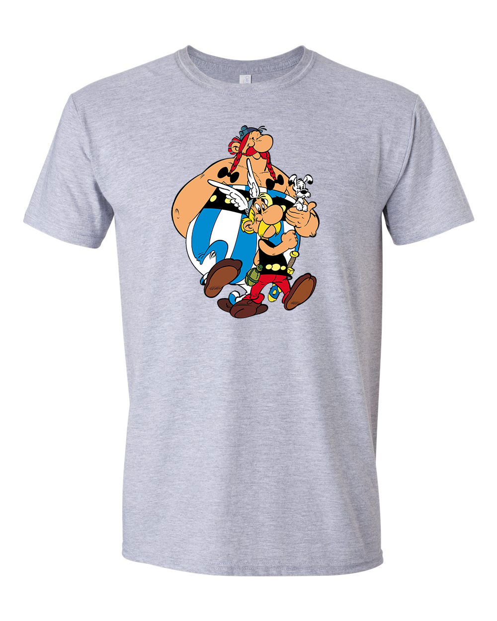 Asterix és Obelix Sportszürke Férfi Póló